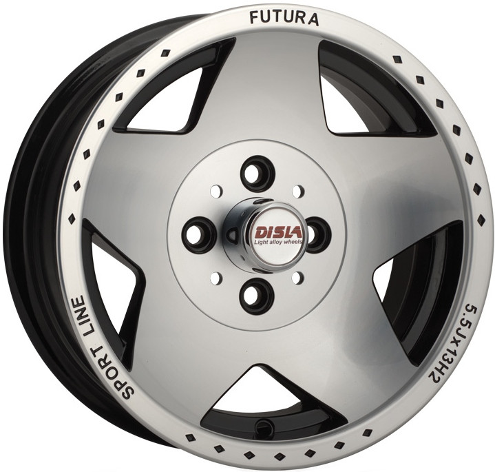 Литой диск DISLA 312 5,5x13/4x98 ET5 DIA58,6