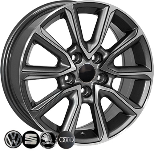 Литой диск Replica BK5344 6,5x16/5x114,3 ET35 DIA67,1