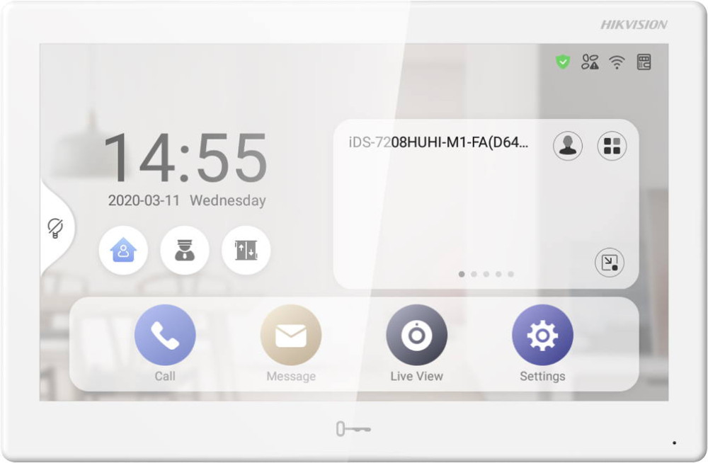 Внутрішня панель Hikvision DS-KH9510-WTE1