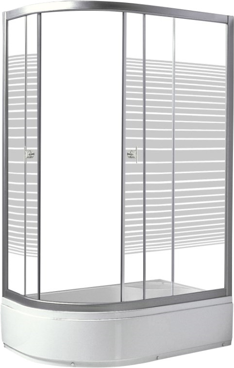 Душевая кабина Rozzy Jenori Lux 120x80 левая