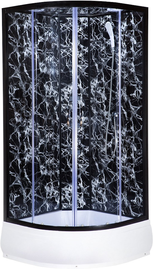 Гидромассажный бокс Vivia TKF 90-30 BP 90x90 угловая