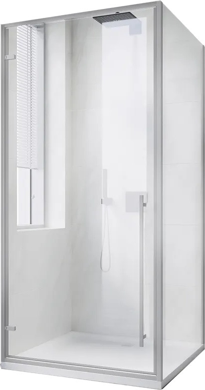 Душова кабіна KOER SR SC08-90x90x200-TR-01 KR5371 90x90 кутова