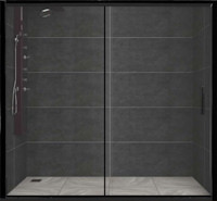 Душова перегородка Veronis Carmen 110x190