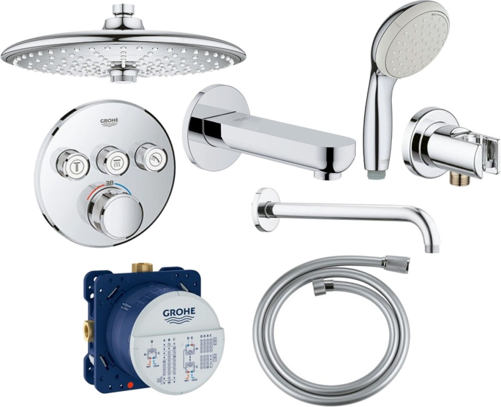 Душова система Grohe Grohtherm SmartControl 34614SC3