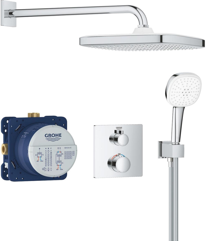 Душова система Grohe Grohtherm Tempesta 250 34871000