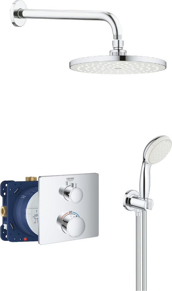 Душова система Grohe Grohtherm Tempesta Cosmopolitain 200 3472900A