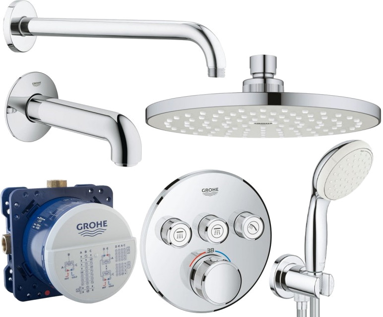 Душова система Grohe Grohtherm SmartControl 3461402L