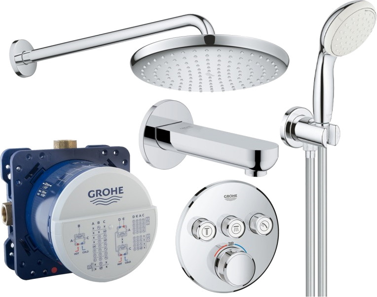 Душова система Grohe Grohtherm SmartControl 26416SC2