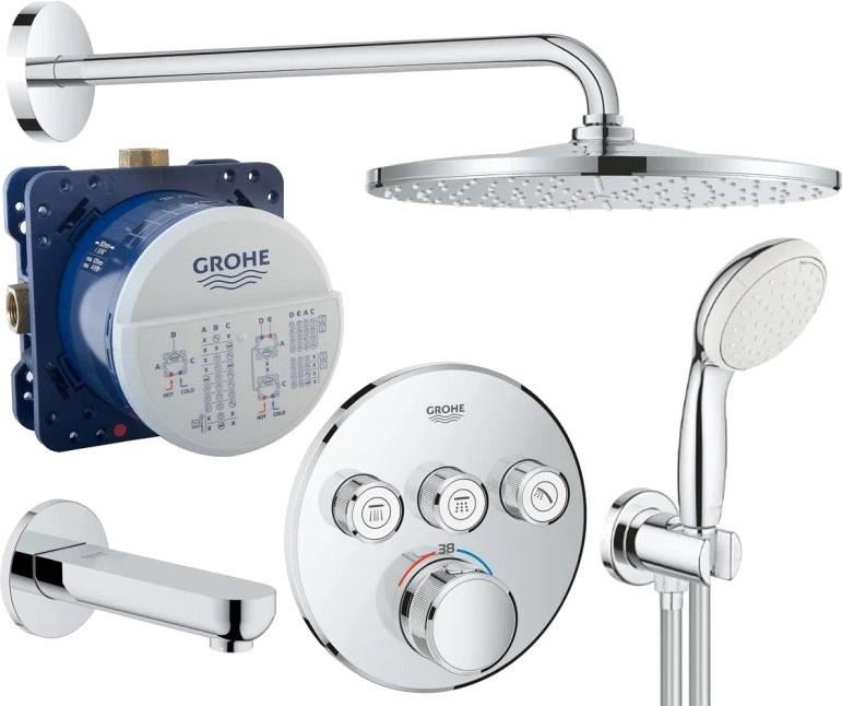 Душова система Grohe Grohtherm SmartControl 26406SC2