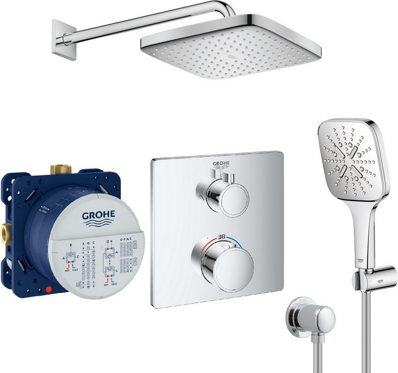 Душова система Grohe Grohtherm Cube UA26415SC7