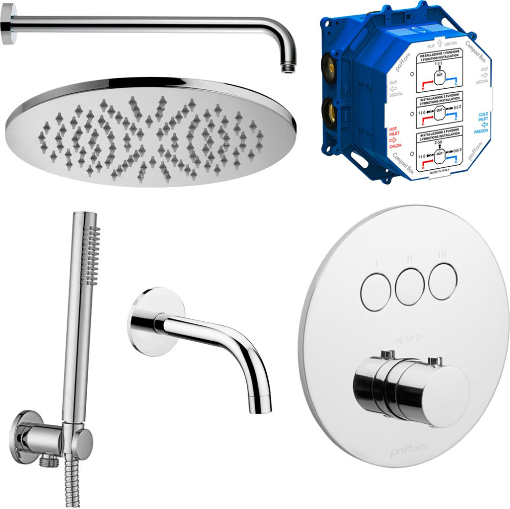 Душова система Paffoni Kit Compact-T Tondo B