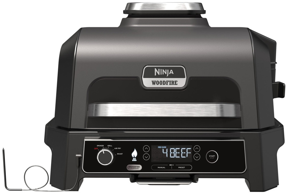 Гриль кухонный Ninja Foodi Woodfire Pro XL