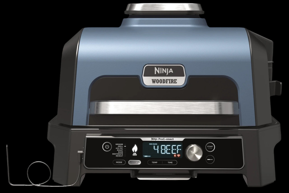 Гриль кухонный Ninja Woodfire Pro Connect XL Electric BBQ Grill & Smoker OG901