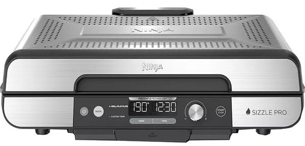 Гриль-барбекю Ninja Sizzle Pro XL Grill & Flat Plate GX101