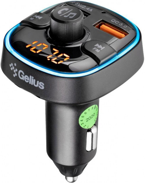 FM-трансмітер Gelius Pro RGB-QC GP-FMT050