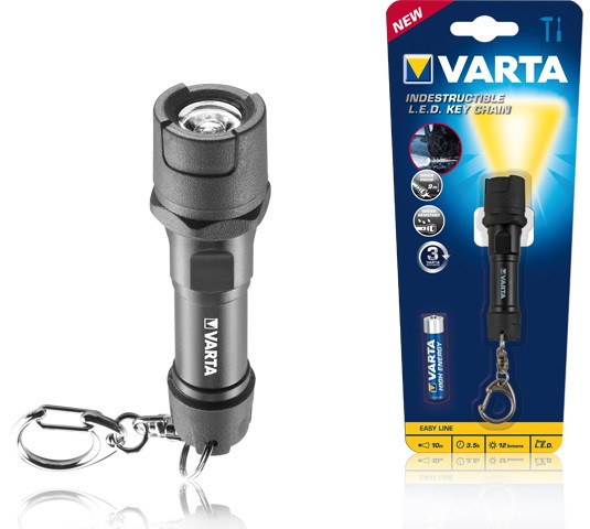 Фонарик Varta Indestructible LED Key Chain 1AAA