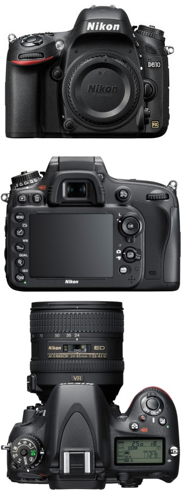 Фотоаппарат Nikon D610 body (VBA430AE)
