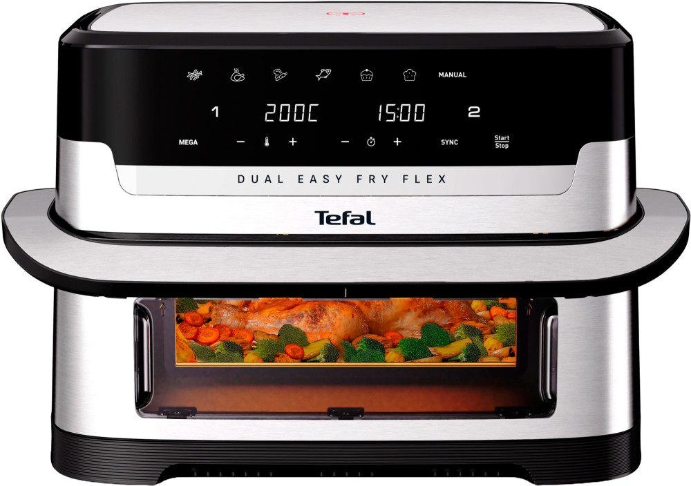 Мультипечь Tefal Dual Easy Fry Flex EY922DE0