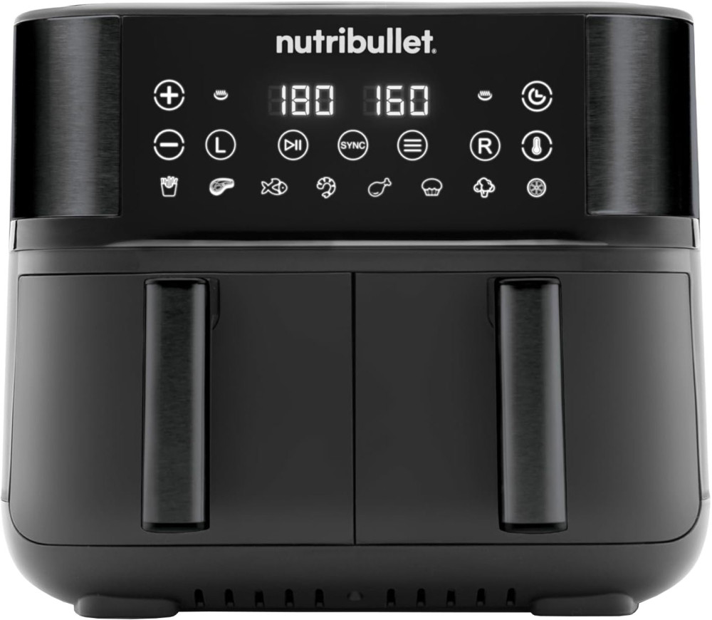 Мультипечь NutriBullet Twin Drawer Air Fryer NBA081B