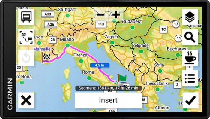 GPS-навігатор Garmin Dezl LGV610 Europa
