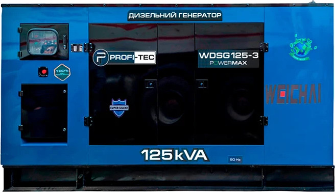Електрогенератор Profi-Tec WDSG125-3