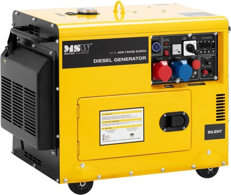 Електрогенератор MSW MSW-AVR 7500S Euro5