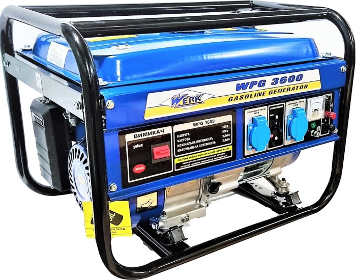 Электрогенератор Werk WPG-3600
