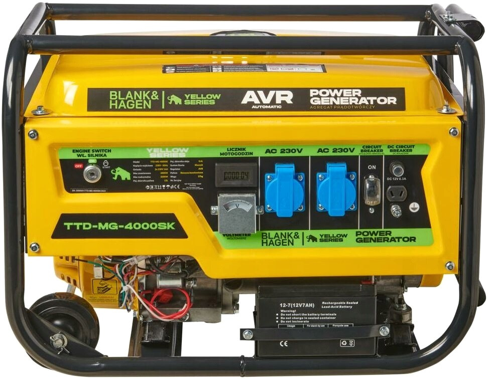 Электрогенератор HAGEN TTD-MG-4000SK