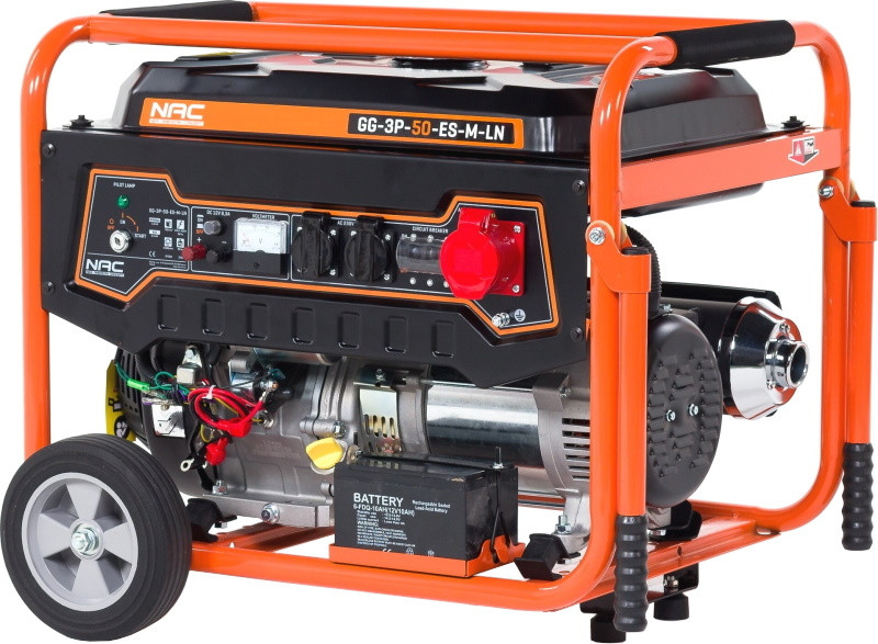 Електрогенератор NAC GG-3P-50-ES-M-LN