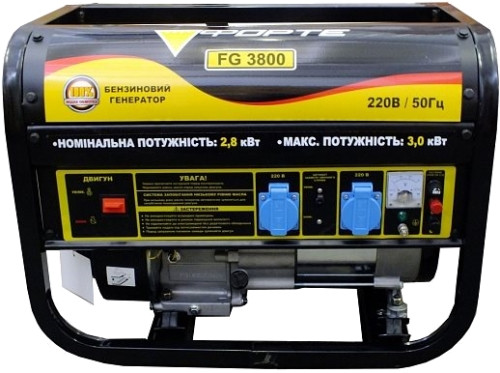 Електрогенератор Forte FG 3800