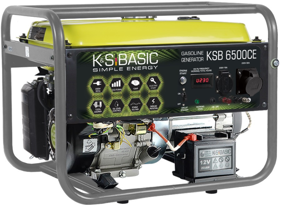 Електрогенератор Konner&Sohnen Basic KSB 6500CE