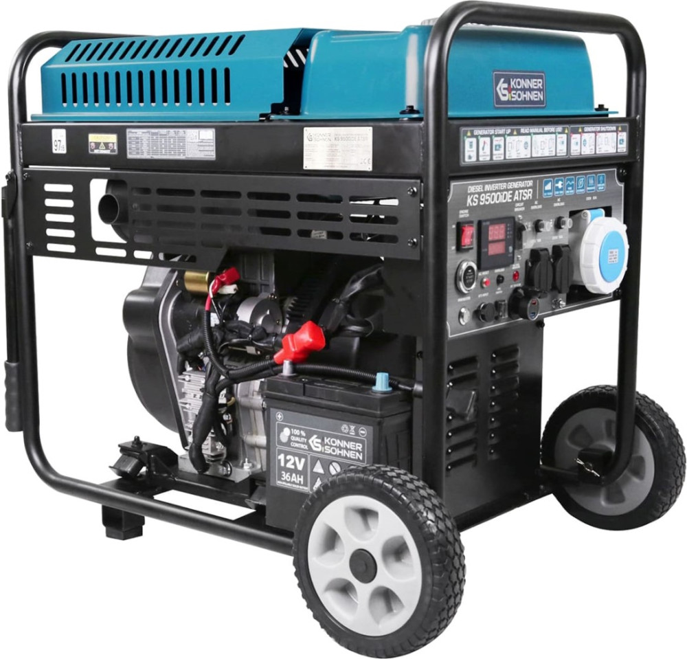 Електрогенератор Konner&Sohnen KS 9500iDE ATSR