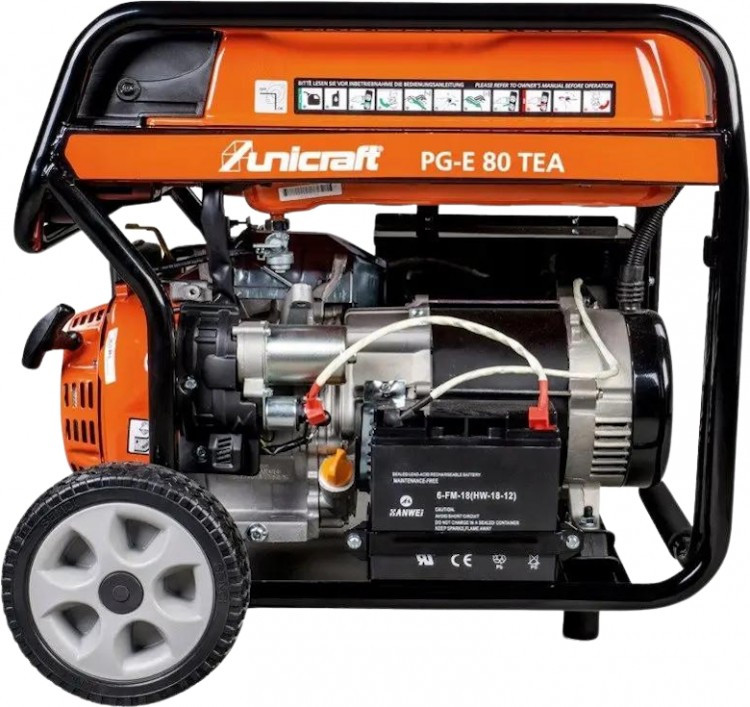 Электрогенератор Unicraft PG-E 80 TEA