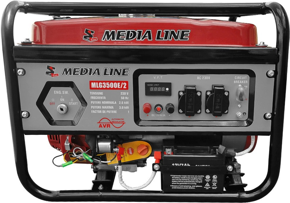 Електрогенератор AGT Media Line MLG3500E/2