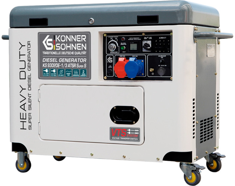 Электрогенератор Konner&Sohnen Heavy Duty KS 9302DE-1/3 ATSR Super S