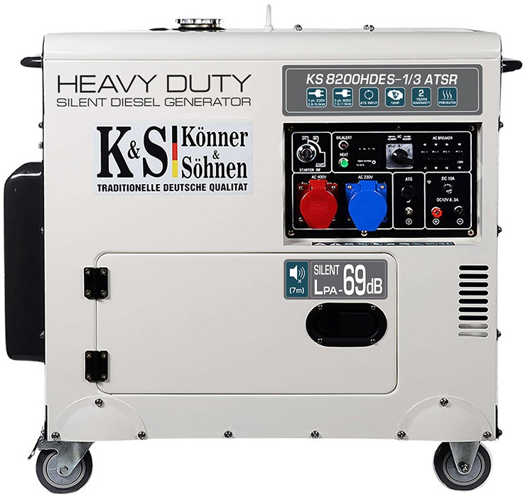 Электрогенератор Konner&Sohnen Heavy Duty KS 8200HDES-1/3 ATSR