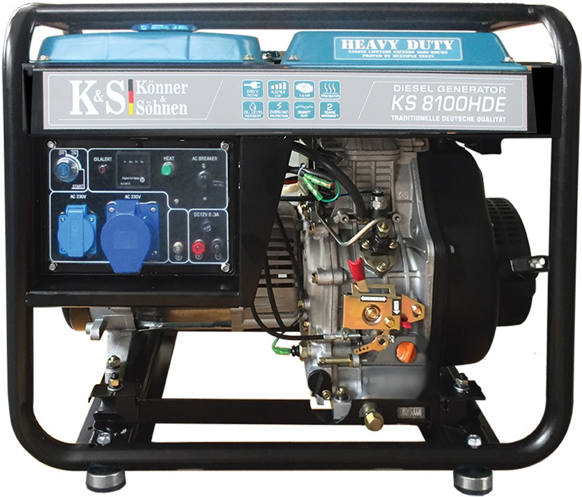 Электрогенератор Konner&Sohnen Heavy Duty KS 8100HDE