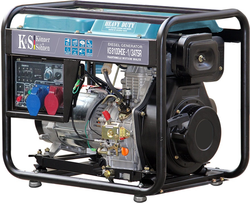 Электрогенератор Konner&Sohnen Heavy Duty KS 8100HDE-1/3 ATSR