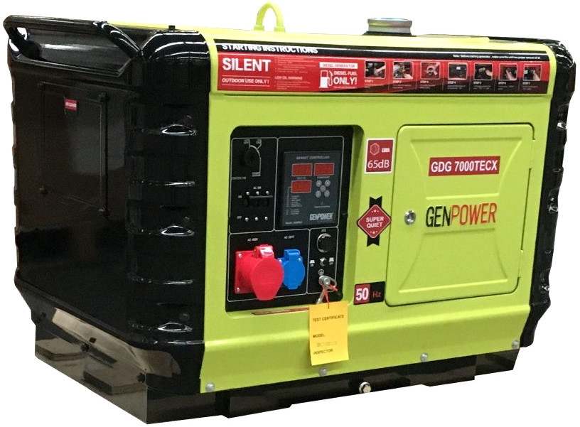 Электрогенератор Genpower GDG 7000 TECX