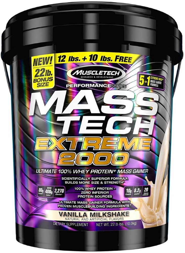Гейнер MuscleTech Mass Tech Extreme 2000