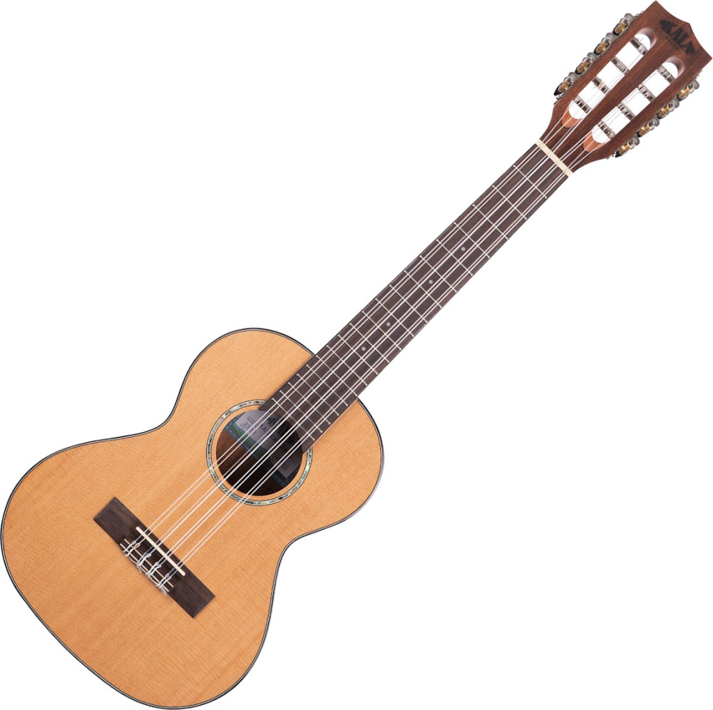 Укулеле Kala Gloss Solid Cedar Top Acacia 8-String Tenor Ukulele