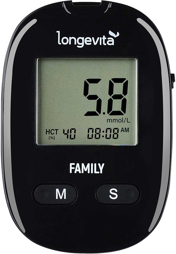 Глюкометр Longevita Family 100 test strips