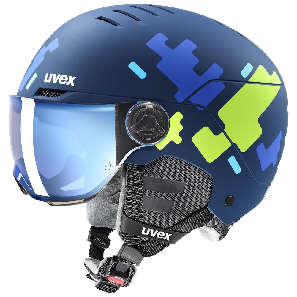 Горнолыжный шлем UVEX Rocket Jr Visor