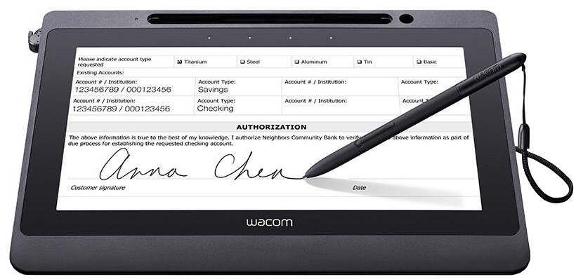 Планшет для цифровой подписи Wacom DTU-1141