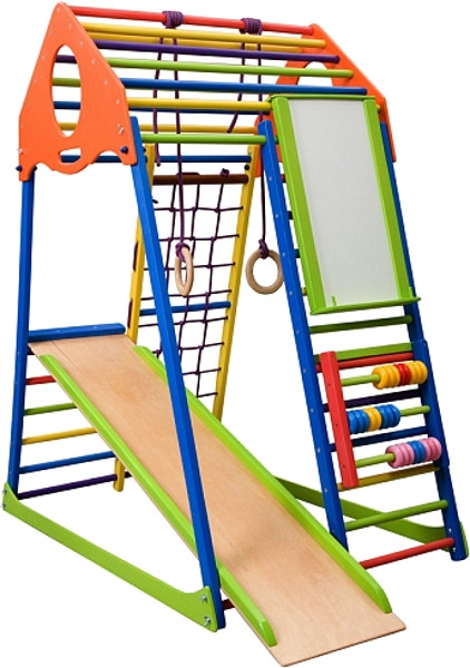 Спортивно-игровая площадка SportBaby KindWood Color Plus