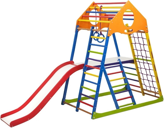 Спортивно-игровая площадка SportBaby KindWood Color Plus 2