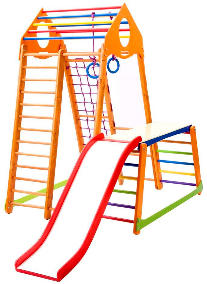 Спортивно-ігровий майданчик SportBaby BambinoWood Plus 1-1