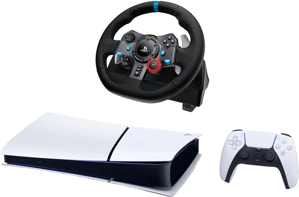 Игровая приставка Sony PlayStation 5 Slim Digital Edition Racing Wheel