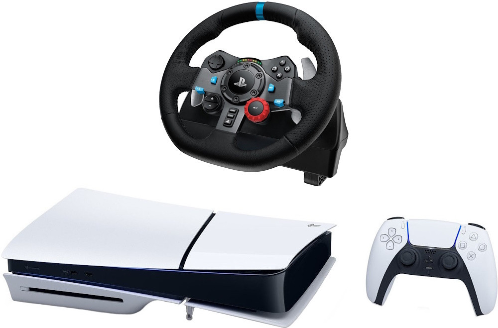 Игровая приставка Sony PlayStation 5 Slim Racing Wheel