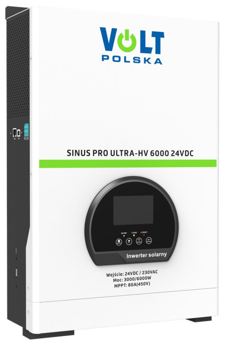 Инвертор Volt Polska Sinus PRO Ultra-HV 6000 24/230V